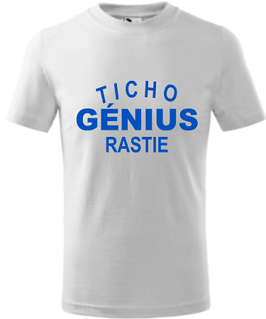 Detské tričko Génius biele