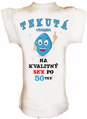 Tričko na fľašu Viagra po 50tke