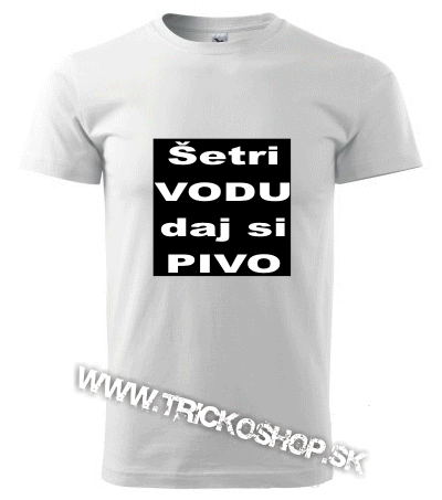 Pánske tričko Šetri vodu