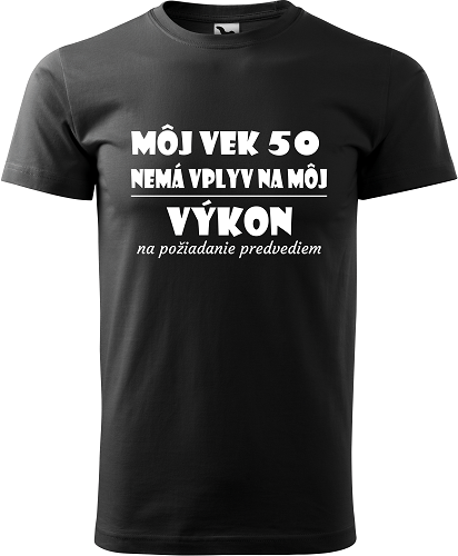 Pánske tričko Môj vek 50r
