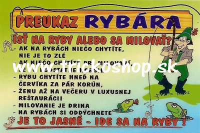 Preukaz rybára zelený
