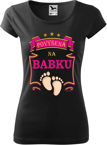 Dámske tričko Povýšená na babku