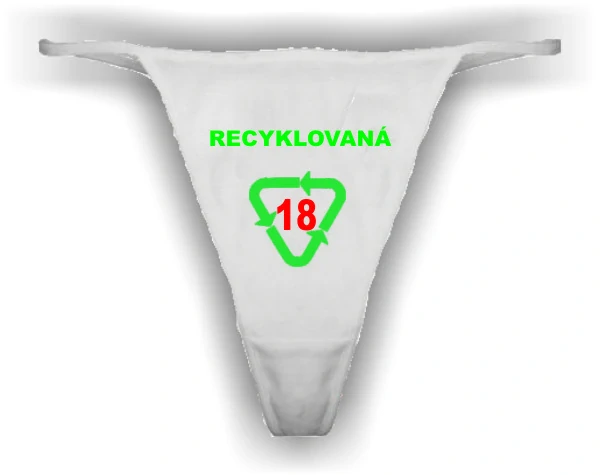 Tangá vtipné Recyklovaná