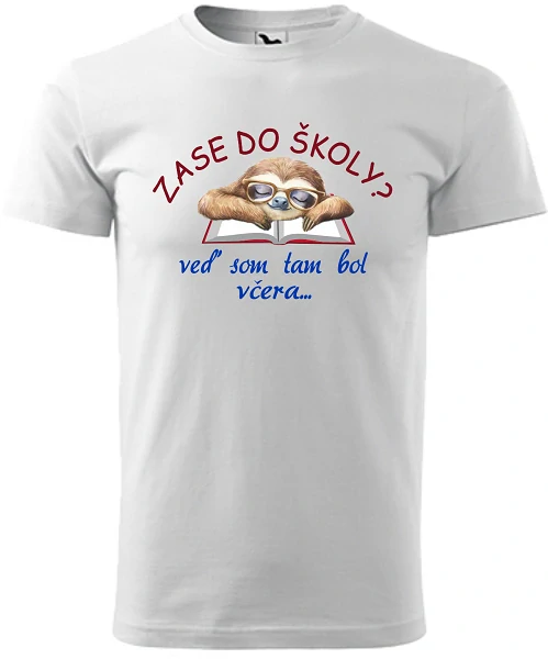 Detské tričko chlapec ZASE DO ŠKOLY