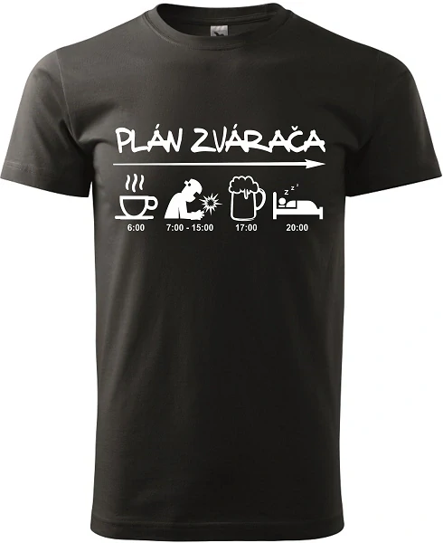 Pánske tričko Pre zvárača posteľ