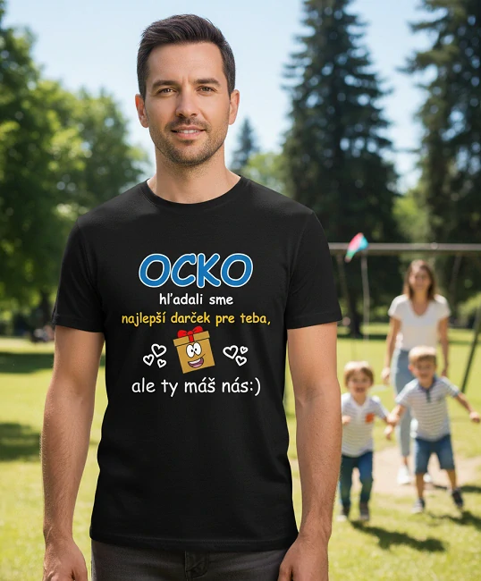 Pánske tričko Ocko, najlepší darček