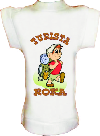 Tričko na fľašu Turista roka