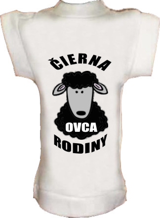 Tričko na fľašu Čierna ovca
