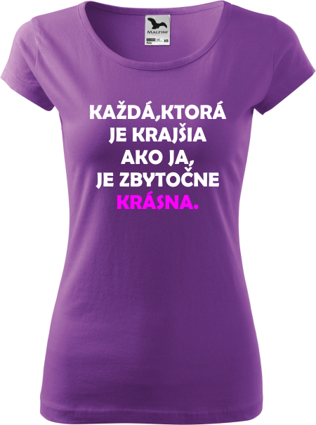 Dámske tričko Každá krajšia