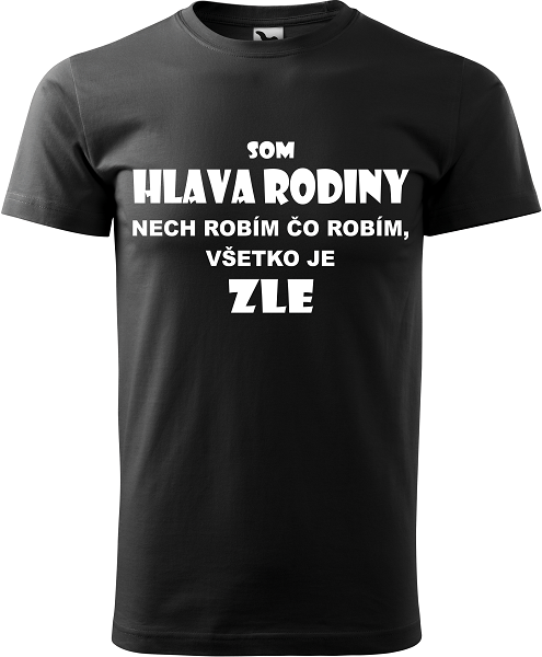 Pánske tričko Hlava rodiny