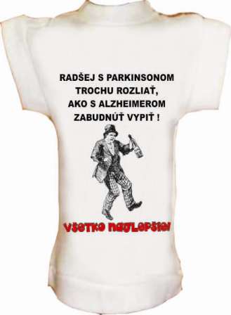 Tričko na fľašu PARKINSON