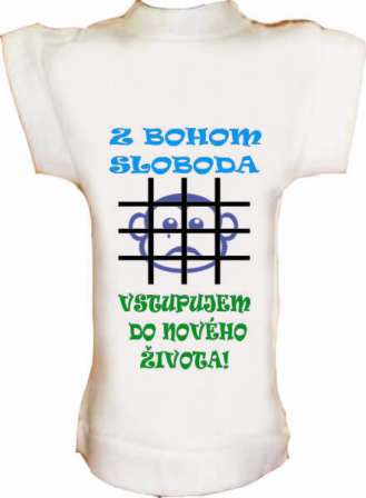 Tričko na fľašu ZBOHOM SLOBODA...