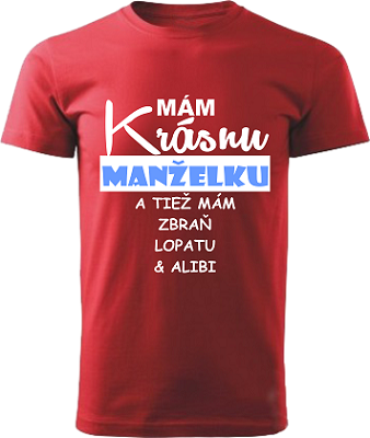 Pánske tričko Mám krásnu manželku