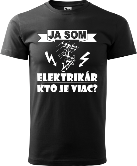 Pánske tričko Ja som elektrikár