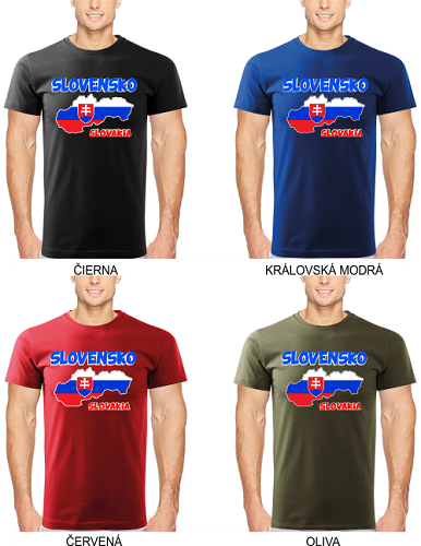 Pánske tričko Slovensko Slovakia