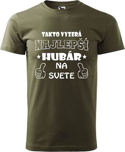 Pánske tričko Takto vyzerá hubár