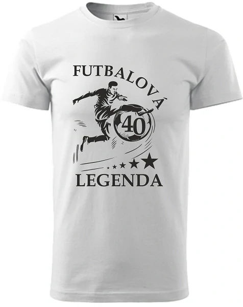 Pánske tričko Futbalová legenda 40r.