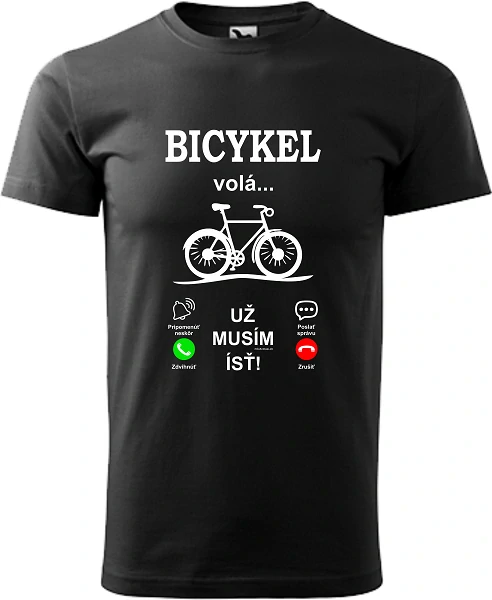 Pánske tričko Bicykel volá 2