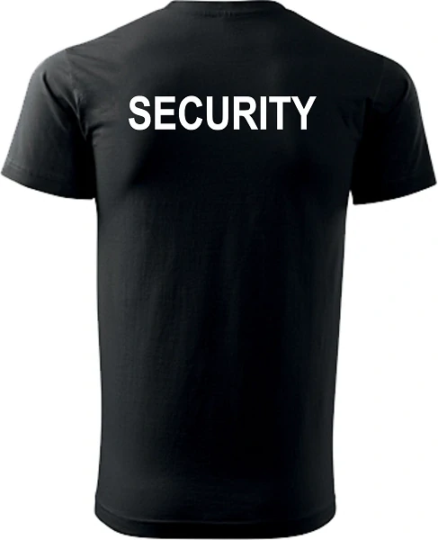 Tričko čierne SECURITY