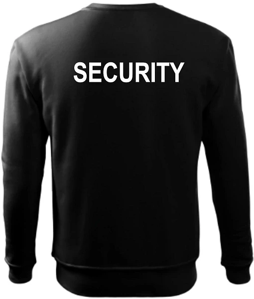Mikina čierna SECURITY