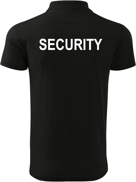 Polokošeľa čierna SECURITY