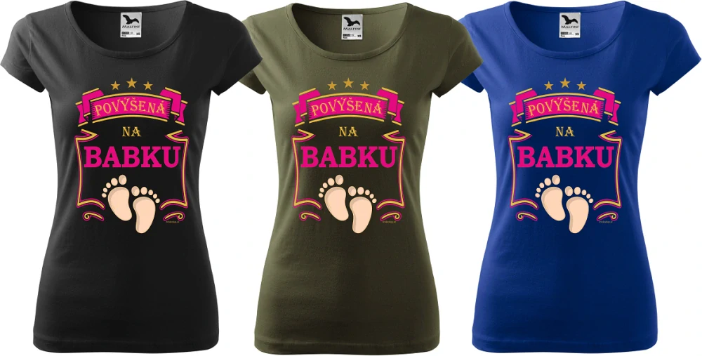 Dámske tričko Povýšená na babku