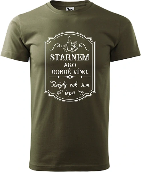 Pánske tričko Starnem ako dobré víno
