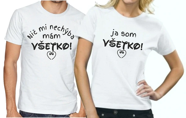 Tričká Duo Nič mi nechýba