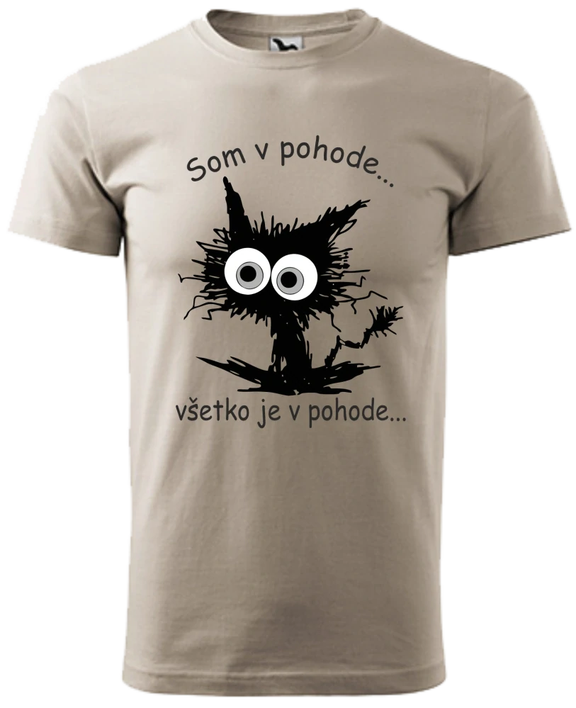  Pánske tričko Som v pohode stres