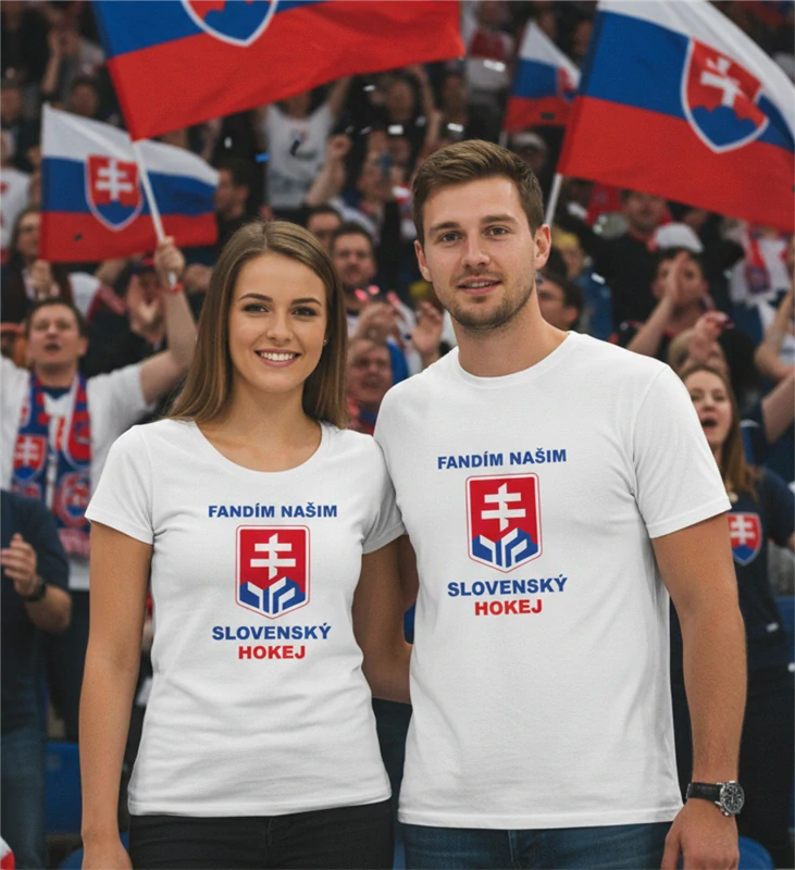 Dámske tričko Hokej Fandím našim