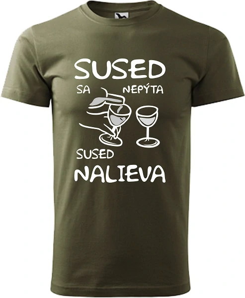 Pánske tričko Sused sa nepýta