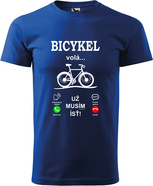 Pánske tričko Bicykel volá 2