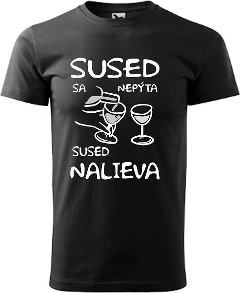 Pánske tričko Sused sa nepýta