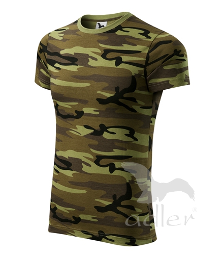 Tričko Camouflage zelená