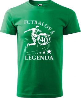 Pánske tričko Futbalová legenda 40r.