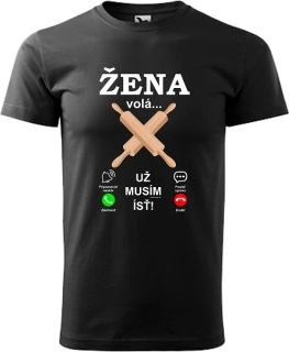 Pánske tričko Žena volá