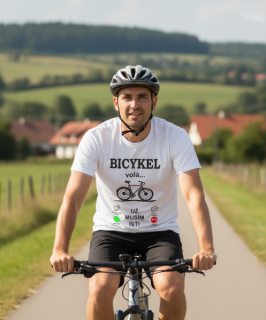 Pánske tričko Bicykel volá 2