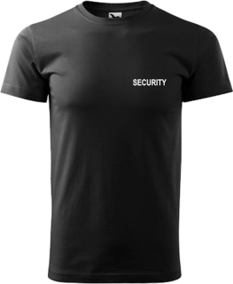 Tričko čierne SECURITY