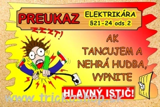 Preukaz elektrikára