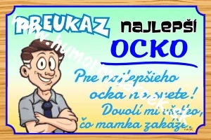 Preukaz Najlepšieho ocka