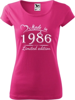 Dámske tričko Made in 1986