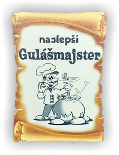 Magnetka na chladničku Guláš majster