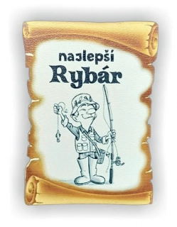 Magnetka na chladničku Rybár