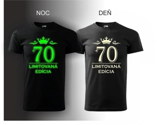 Svietiace tričko 70 Limitovaná edícia