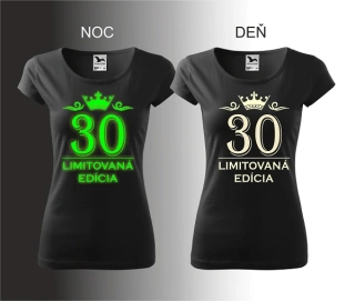 Svietiace tričko 30 Limitovaná edícia
