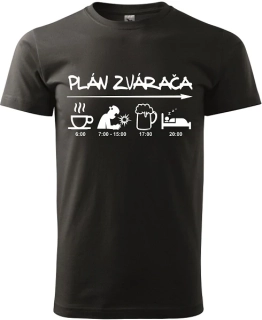 Pánske tričko Pre zvárača posteľ