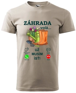 Pánske tričko Záhrada volá