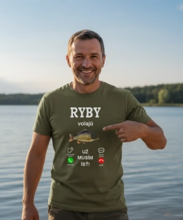 Pánske tričko Ryby volajú - kapor