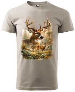 Pánske tričko Jeleň Wild new