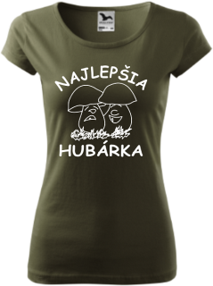 Dámske tričko Najlepšia hubárka